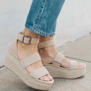 Soludos Palma Blush Platform Espadrille NIB 8.5